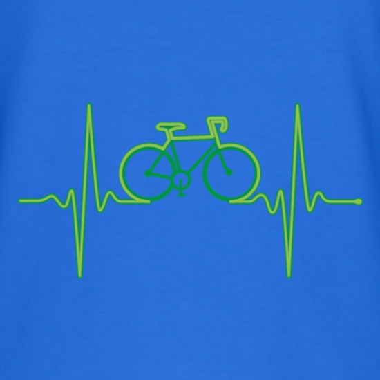 Cycling Heartbeat t shirt